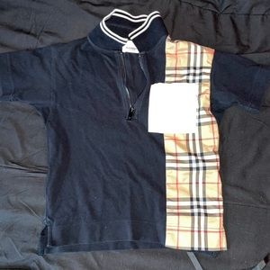 Hello! Im selling a gently used Boys Burberry shirt! Worn 3 times!